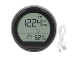 Monitor De Co2 P8 Detector De Dióxido De Carbono Con Temperatura Y Humedad Para Uso En Laboratorio