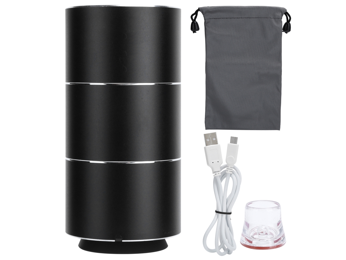 Minibomba De Vacío Eléctrica Portátil Para Envasado Con Cable Usb Negro.