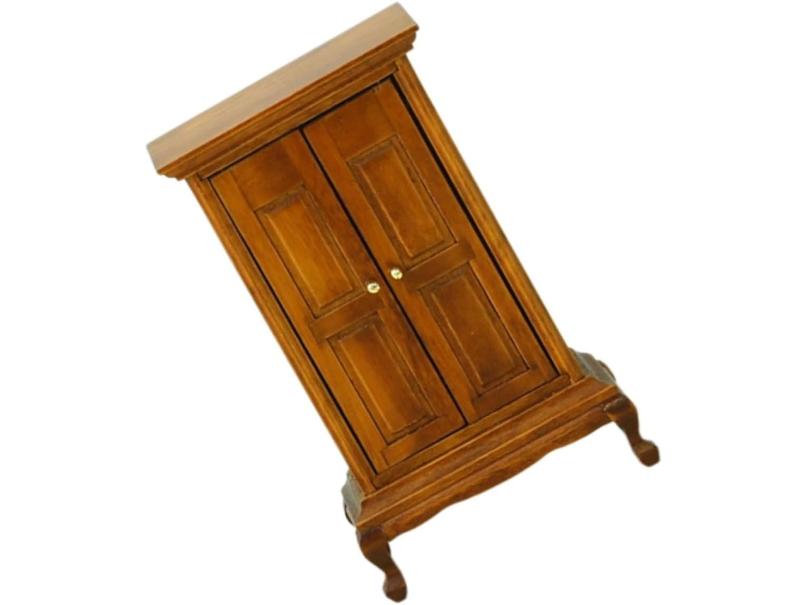 Muebles Para Casa De Muñecas, Armario De Madera, Tocador, Decoración En Miniatura, Cocina De Juguete.