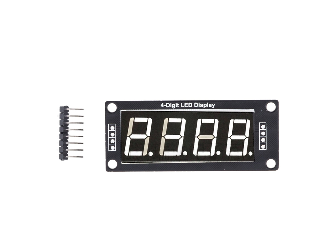 Módulo De Pantalla Digital Led De 4 Bits 7 Segmentos 0.56 Pulgadas Mra172c Blanco (4 Piezas)