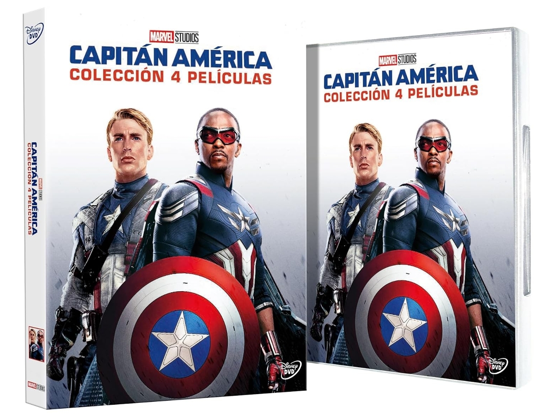 Capitán América 1 4 (El Primer Vengador El Soldado del Invierno Guerra Civil Un Mundo Feliz / Capitán América 1 4 Disney
