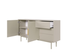 Aparador FURNLUX Classic Viva (Beige, Madera Contrachapada - 154X39X82 Cm)