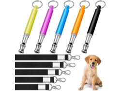 Silbato ultrasónico ajustable GOKOCO para perros, ideal para un entrenamiento silencioso.