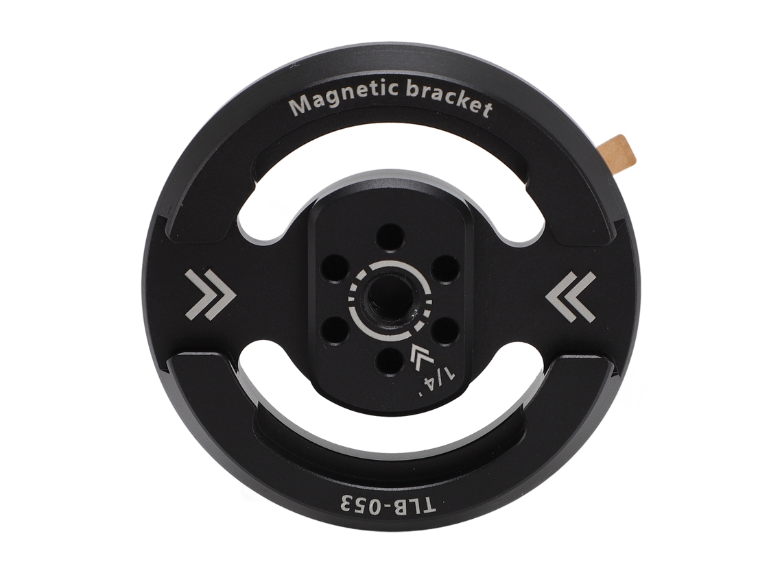 Adaptador Magnético Para Trípode De Teléfono Con Hilo 1/4 Pulgada Forma Circular