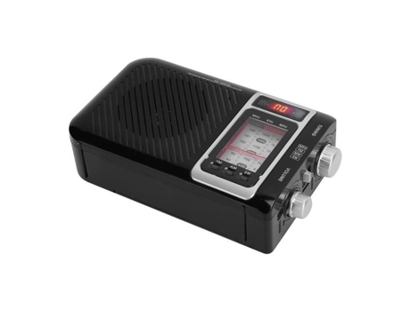Radio HURRISE Am Radio Multifuncional con Luz Led Soporte para Altavoz Usb Tarjeta de Memoria Fm Am Video Cassette Enchufe UE