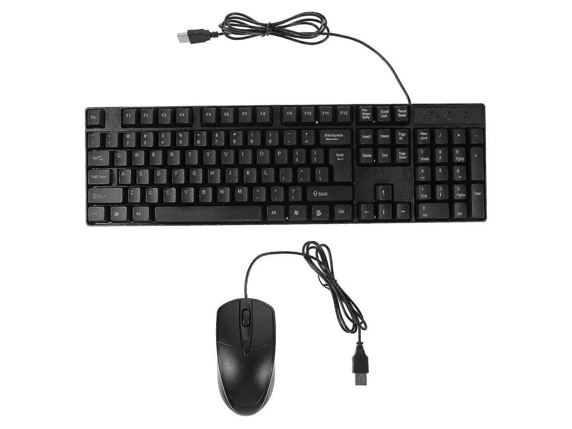 1 juego de teclado y ratón de tamaño completo, teclado con cable en inglés, suministro Z Ly Ebike