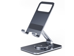 Soporte para tableta ajustable, giratorio y plegable, altura ajustable