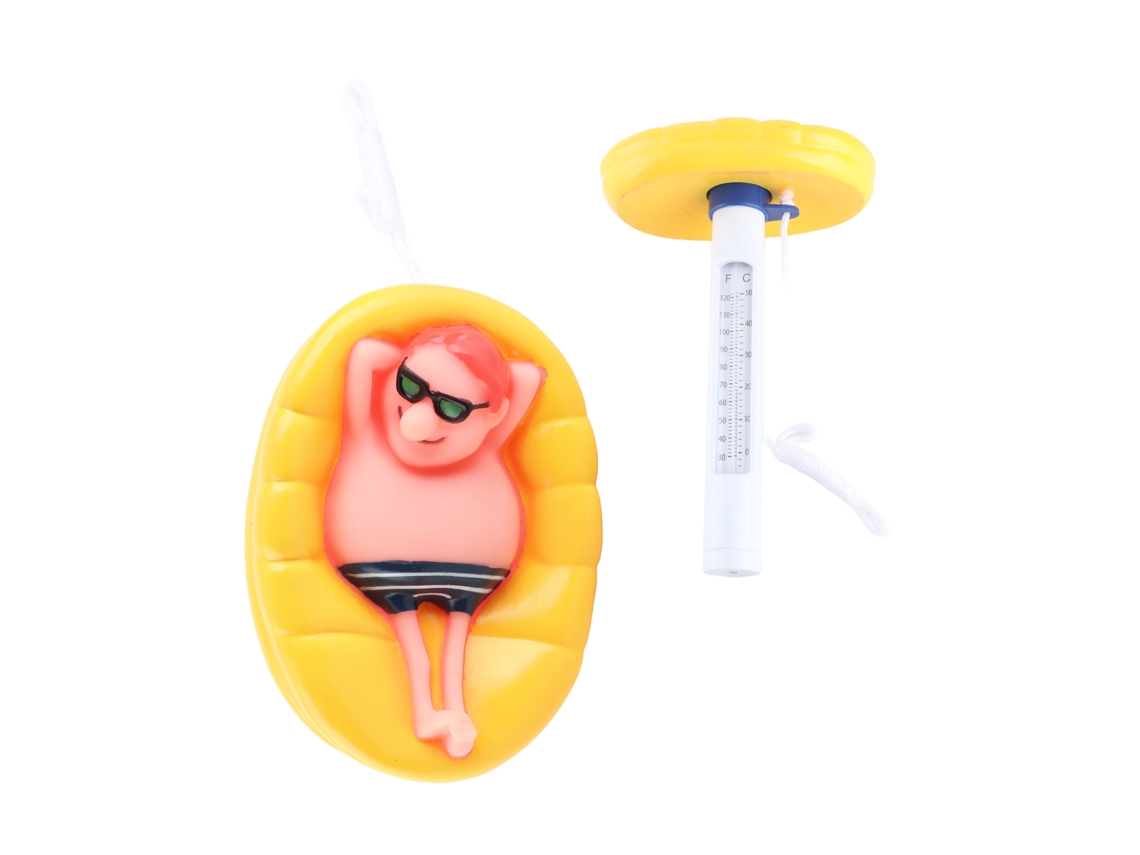 Termómetro flotante de piscina con diseño de dibujos animados divertido