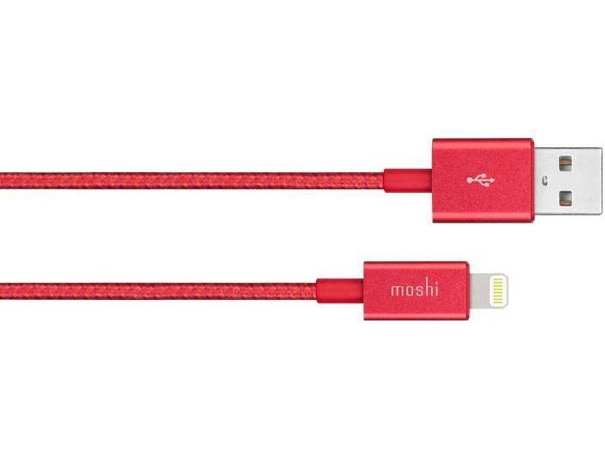 Cable MOSHI HandyStrap (USB - Lightning - 1.2m - Rojo)