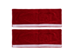 2pcs Capas De Cabo De Porta De Geladeira Luvas Anti Poeira Soft Para Cozinha Claret Decorativa