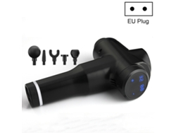 Masajeador Muscular Portátil Negro/equipo De Fitness/pistola De Fascia, 32 Velocidades (estándar Europeo)