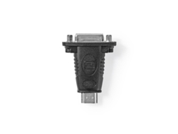 Nedis Cvgb34910Bk Adaptador De Cable De Video Tipo Hdmi A Dvi-D Estándar Negro Inox