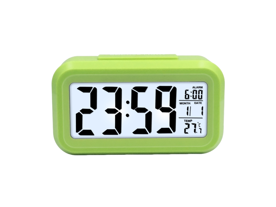 Reloj Inteligente Con Temperatura, Despertador Silencioso Y Luz De Fondo, Reloj Digital Creativo.