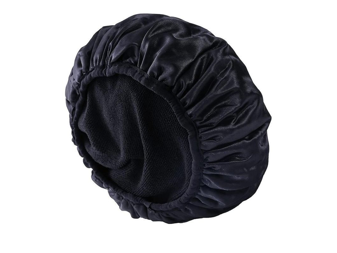 Rebe-gorros De Ducha Reutilizables Con Forro De Terry, Triple Capa Grande Para Cabello Largo Y Grueso, Impermeable Lavable Doa