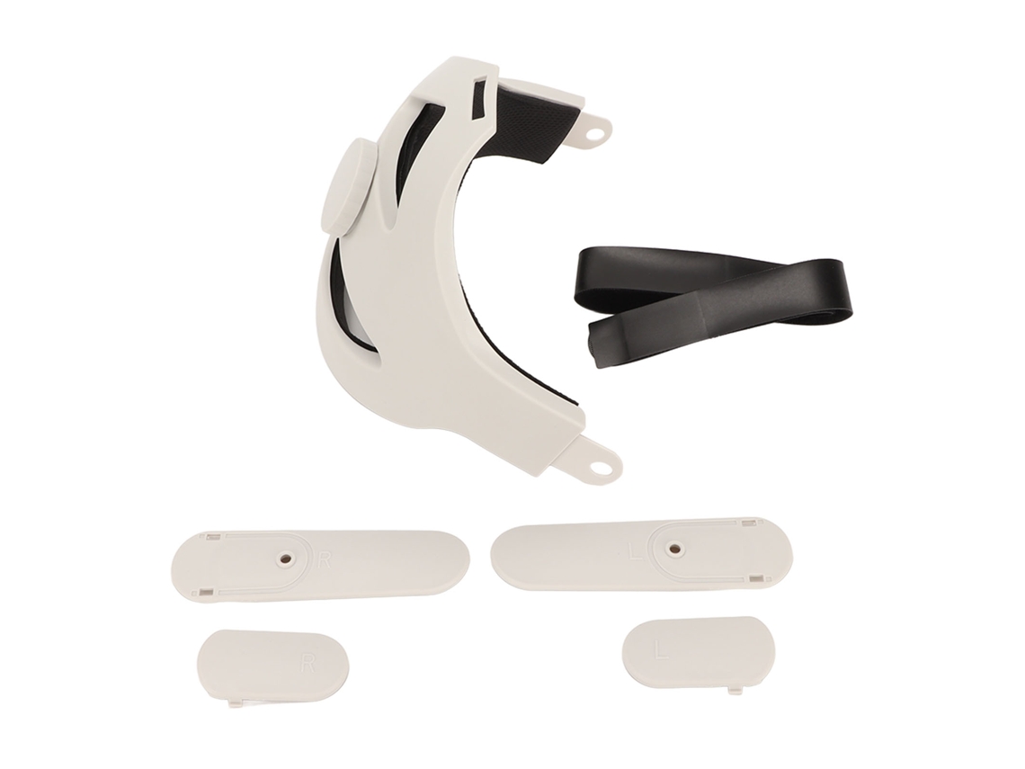 Diadema Ajustable Para Oculus Quest 2, Cómoda, De Espuma, Ligera, Blanca.