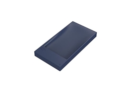 Jabonera Linjou 2026 con desagüe, antideslizante para baño y cocina, azul y morado.