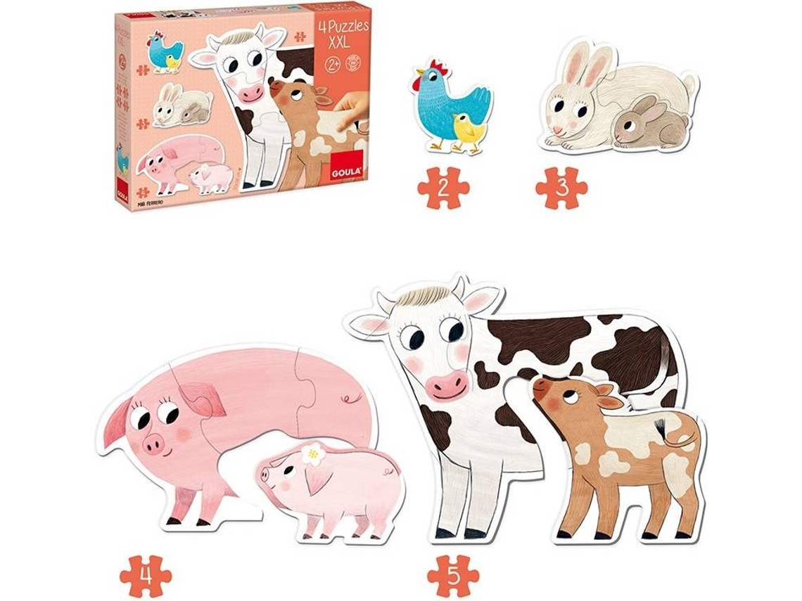 Puzzle GOULA Mamas Y Bebes Edad Minima 3 a os 5 piezas