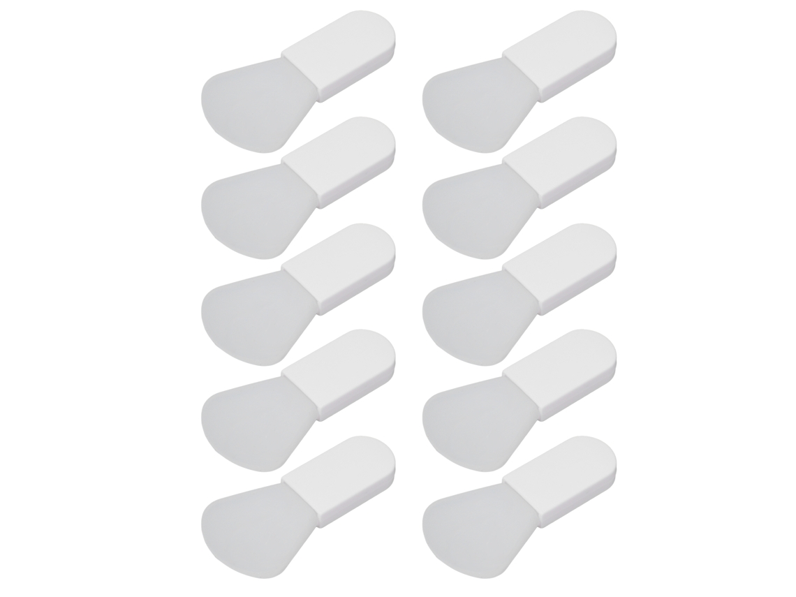 10 Brochas De Mascarilla De Silicona Portátiles Suaves Para Belleza Facial, 10 Piezas, No Daña La Piel