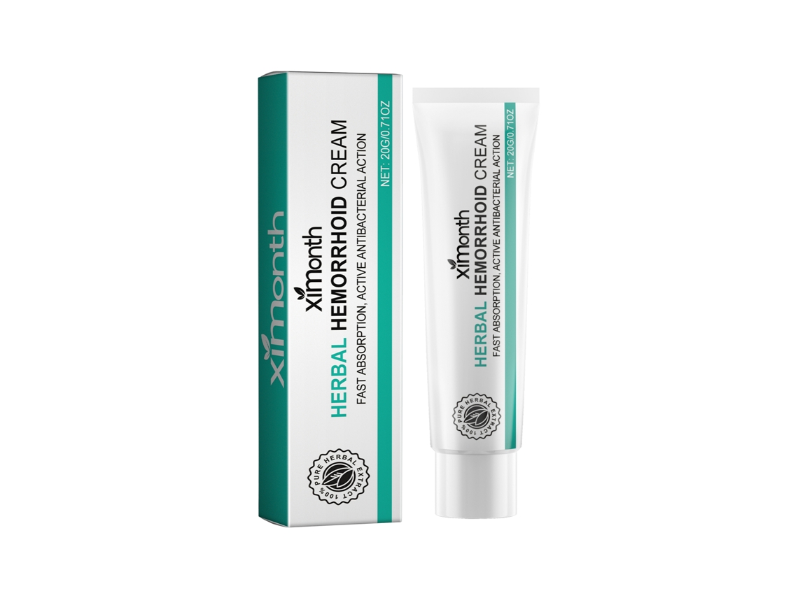 Crema herbal para hemorroides que alivia el dolor y la picazón, cuidado perianal calmante, 20 g