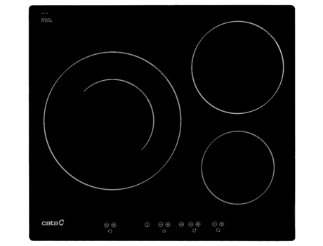 Placa de Inducción CATA IB 6030 BK (Eléctrica - 59 cm - Negro)