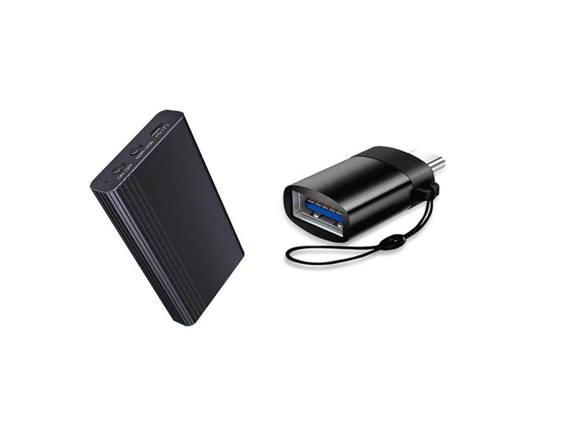 Bolígrafo grabador de voz 500 horas Unidad flash micro digital