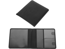 Organizador De Documentos Para Carro Nuobesty, 2 Peças, Em Pu Preto, Compacto E Leve.