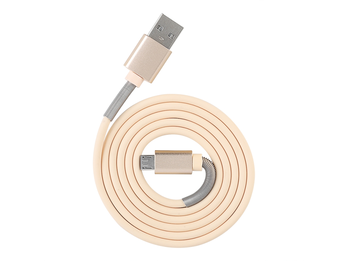Cable De Datos Android (resorte Antiruptura, Carga Y Transferencia De Datos)