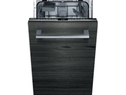 Lavavajillas Integrable SIEMENS SR63EX28KE (9 Cubiertos - 45 cm - Panel Negro)