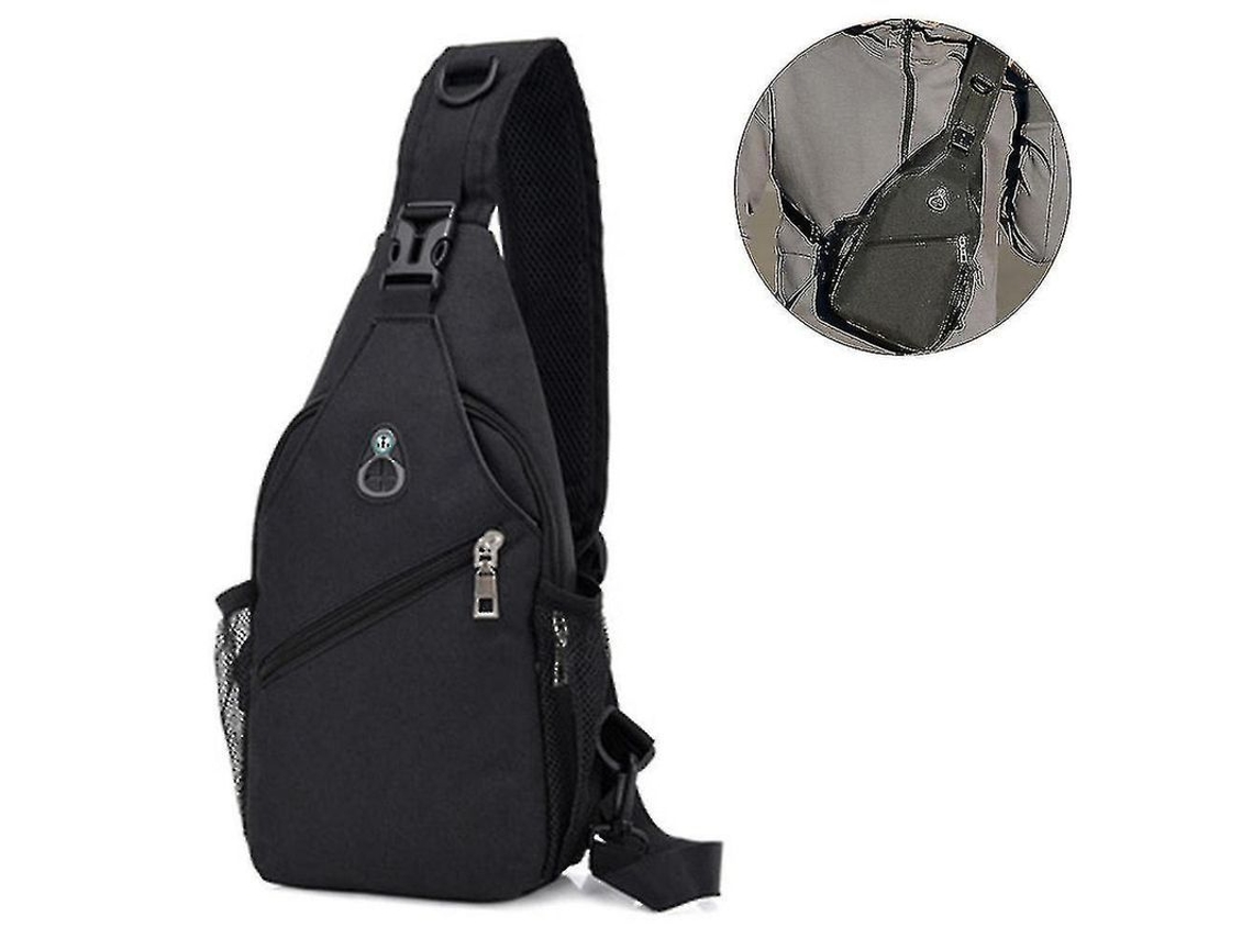 2026-mochila Bandolera, Bolsa De Pecho Cruzada Para Hombres Y Mujeres Con Cremallera Usb Y Espacio Multifuncional