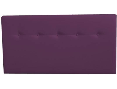 Cabecero DECORQUALITY Alaska (Morado - Polipiel - 105 x 70 cm)
