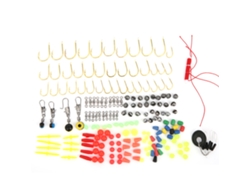 Kit De Señuelos De Pesca Con Caja, Encendedor, Anzuelos, Emerillones Y Accesorios Para Pesca En El Mar.