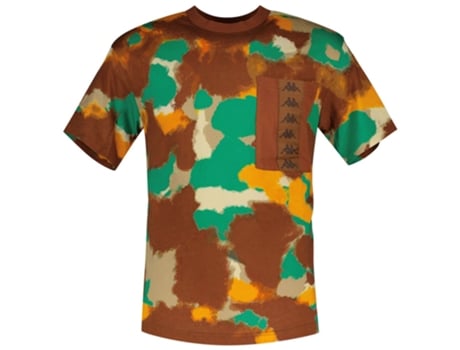 Camiseta de Hombre para Fútbol KAPPA Fapo Authentic Castanho Verde (S)