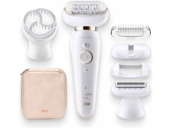 Depiladora BRAUN Silk Épil 9030 Skin&Spa (Arranque - Multizonas - Recargable)