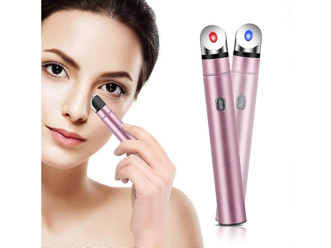 Masajeador de ojos frío y caliente, masajeador facial de ojos con 42 puntos de calor