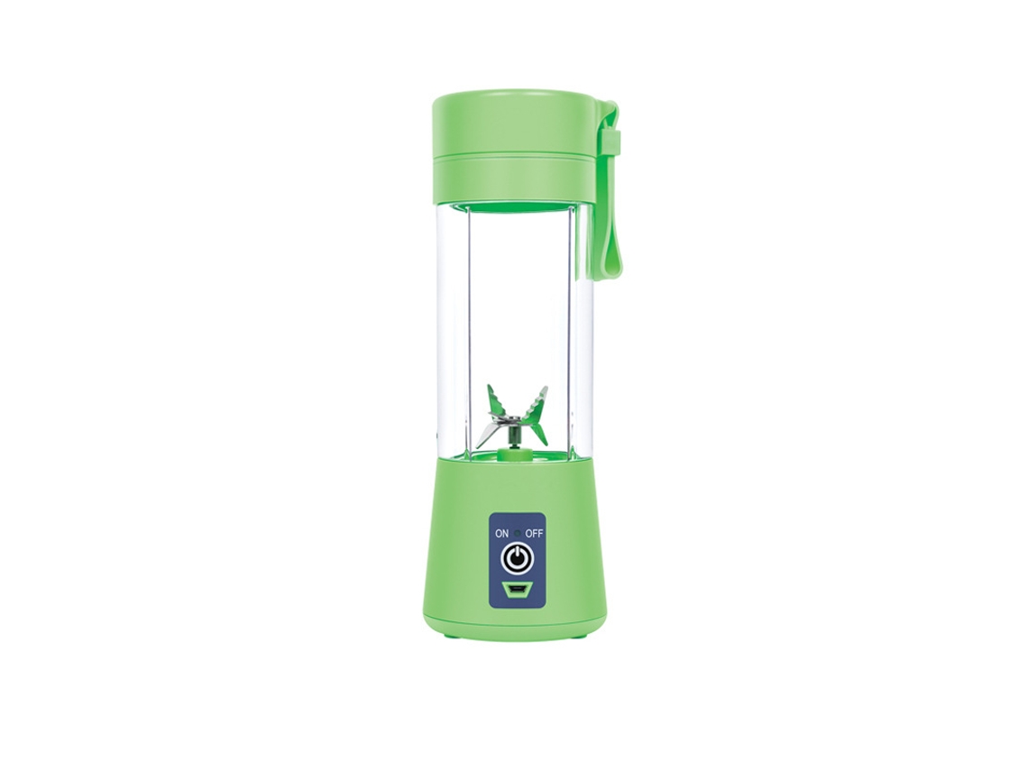 Mezclador Portátil Recargable Por Usb, Exprimidor De Frutas Y Verduras Con 6 Tazas, Máquina De Cocina CHRUI Verde Claro