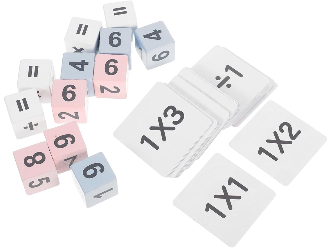Juego De Cartas De Multiplicación Y División Para Ejercicios De Matemáticas