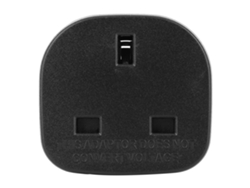 2026-conversor De Enchufe Uk A Eu Bs8546, Adaptador De Viajes, Cargador De Energía, 16a 250v, Negro