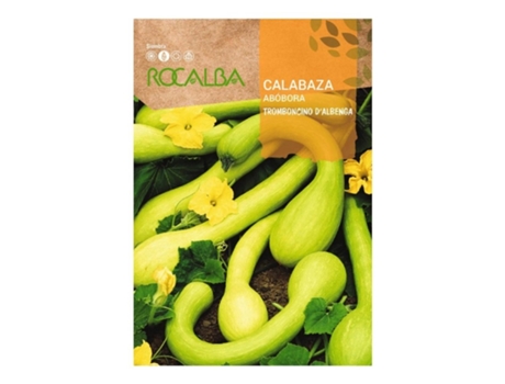ROCALBA Abóbora Tromboncino D'Albenga 5G Pacote 5 Envelopes
