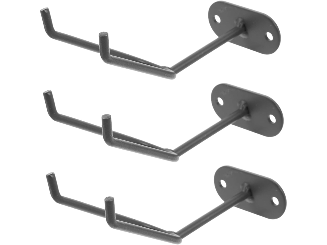 Soporte de pared para pistola de pintura en forma de U, 3 piezas, flexible, almacenamiento sin herramientas, montaje rápido. SFUSHOS