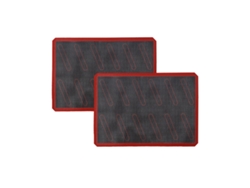 2 Tapetes de Silicona para Macaron 18/12 rondas, Tapete Multiusos Antiadherente TRUYUETY