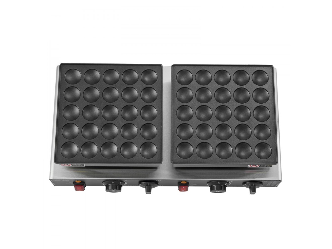 Máquina Para Hacer Mini Panqueques 50 Unidades Ø43mm 1800w Tekmaquinas
