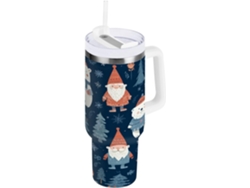 Navidad Vaso Botella Taza Acero Inoxidable - Vaso Térmico Portátil