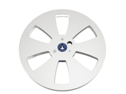 Carrete De Cinta De Audio Vacío De Aleación De Aluminio De 7 1/4 Pulgadas Con 6 Orificios, Universal Para Máquinas Teac Revox Studer, Color Plata.