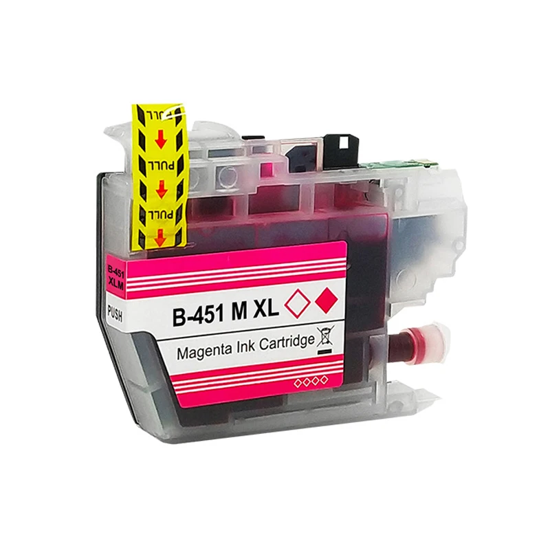 Lc451xl M 1pclc451xl Lc451 Xl 451xl High Capacity Compatible Inkjet Ink Cartridge For Brother Dcp-j1050dw J1140dw J1010dw Printer