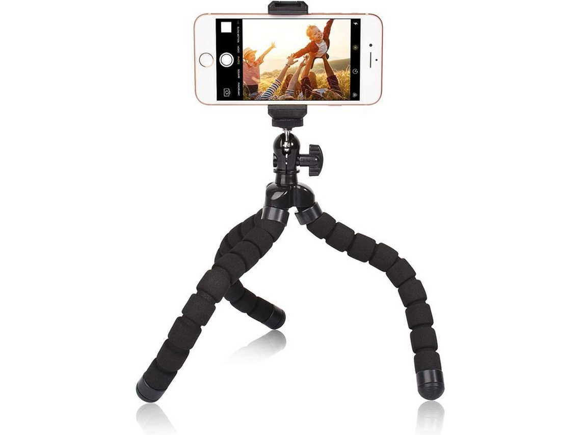 Trípode Flexible Para Mini Teléfonos Móviles, Compatible Con Iphone, Samsung, Gopro Y Cámaras Digitales Pequeñas.