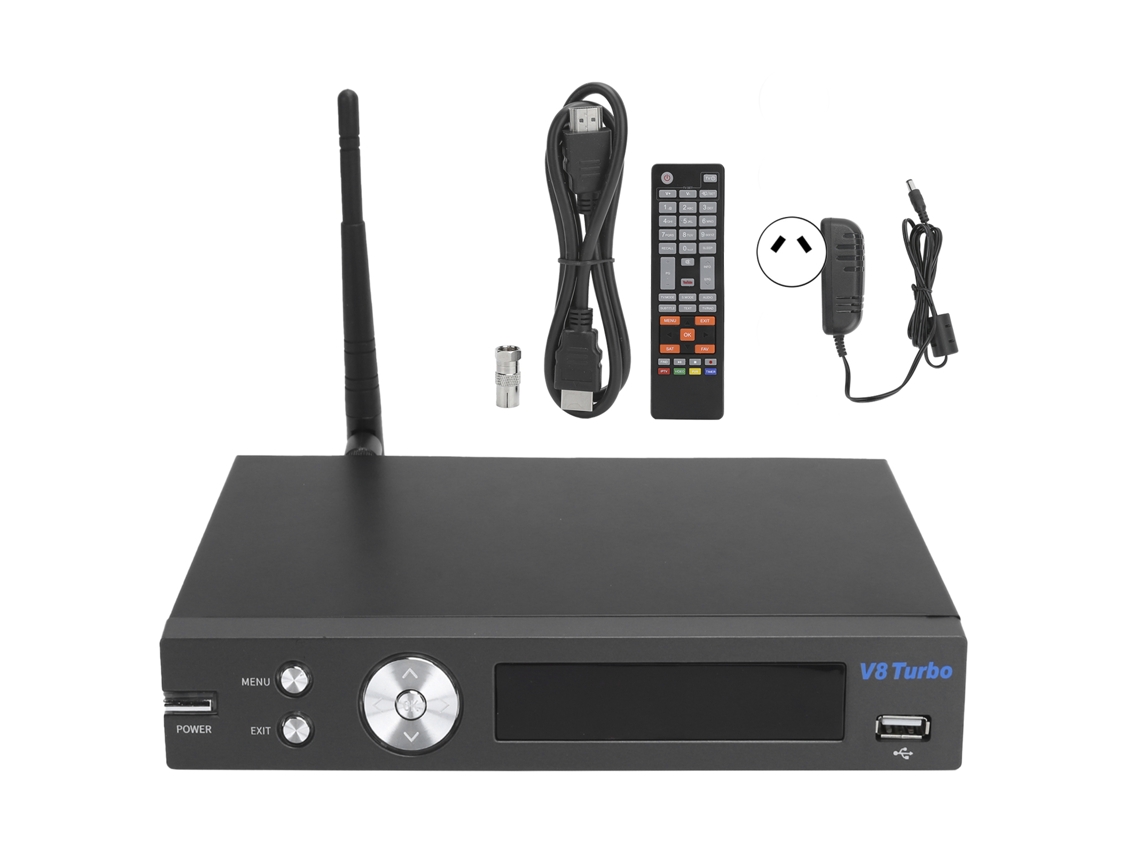 Caja de conversión de TV (luz LED, cable)