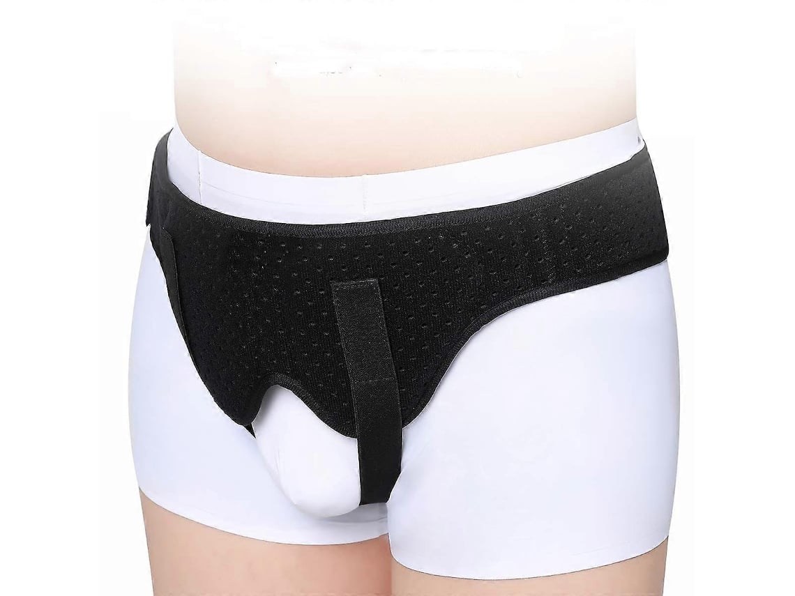 Cinta de suporte para hérnia inguinal simples/dupla ou esportiva para homens e mulheres, alívio da dor e recuperação, tamanho GG
