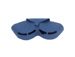 Capa Protetora Para Fones De Ouvido Over-ear Ios Silicone Resistente A Arranhões Azul