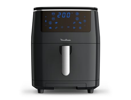 Freidora de Aire MOULINEX 3 en1 Easy Fry Grill & Steam AL20181 (5,6 L - Negro)