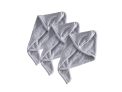 Juego de toallas Kofihety bolsa secado rápido gris - 3 piezas (30x20x5 cm)